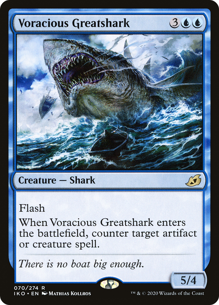 Voracious Greatshark (70) [Ikoria: Lair of Behemoths] - Deck Out Gaming