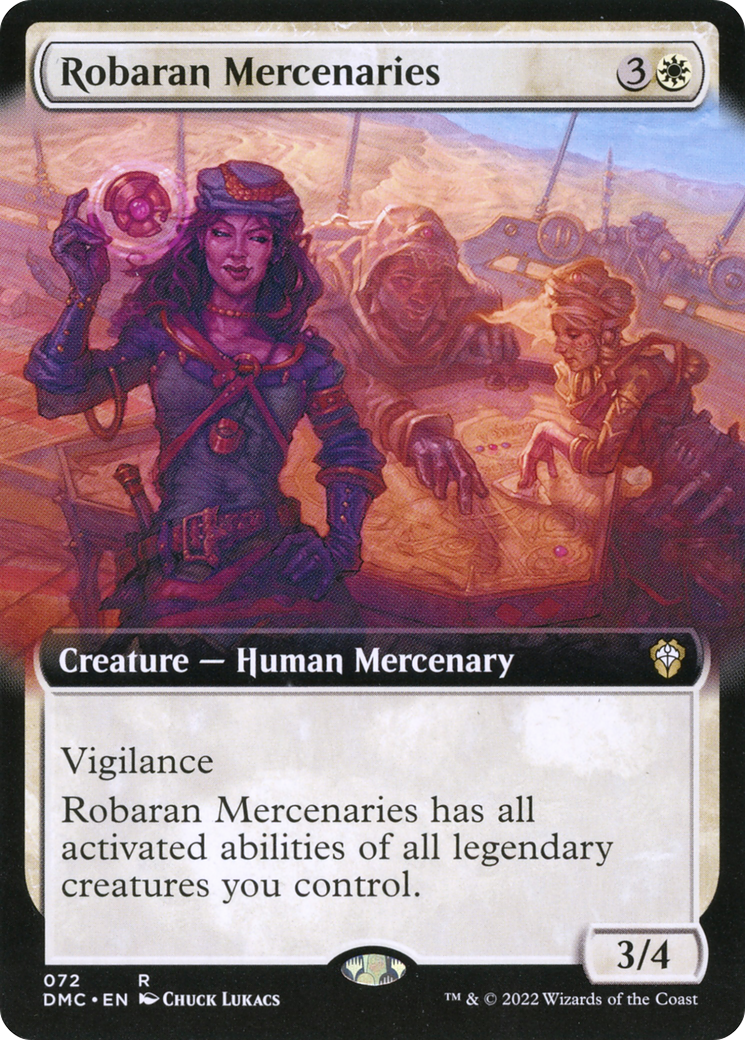 Robaran Mercenaries (Extended Art) (72) [Dominaria United Commander] foil - Deck Out Gaming
