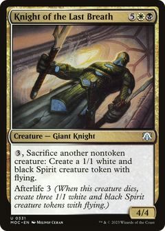 Knight of the Last Breath (331) [March of the Machine Commander] - Deck Out Gaming