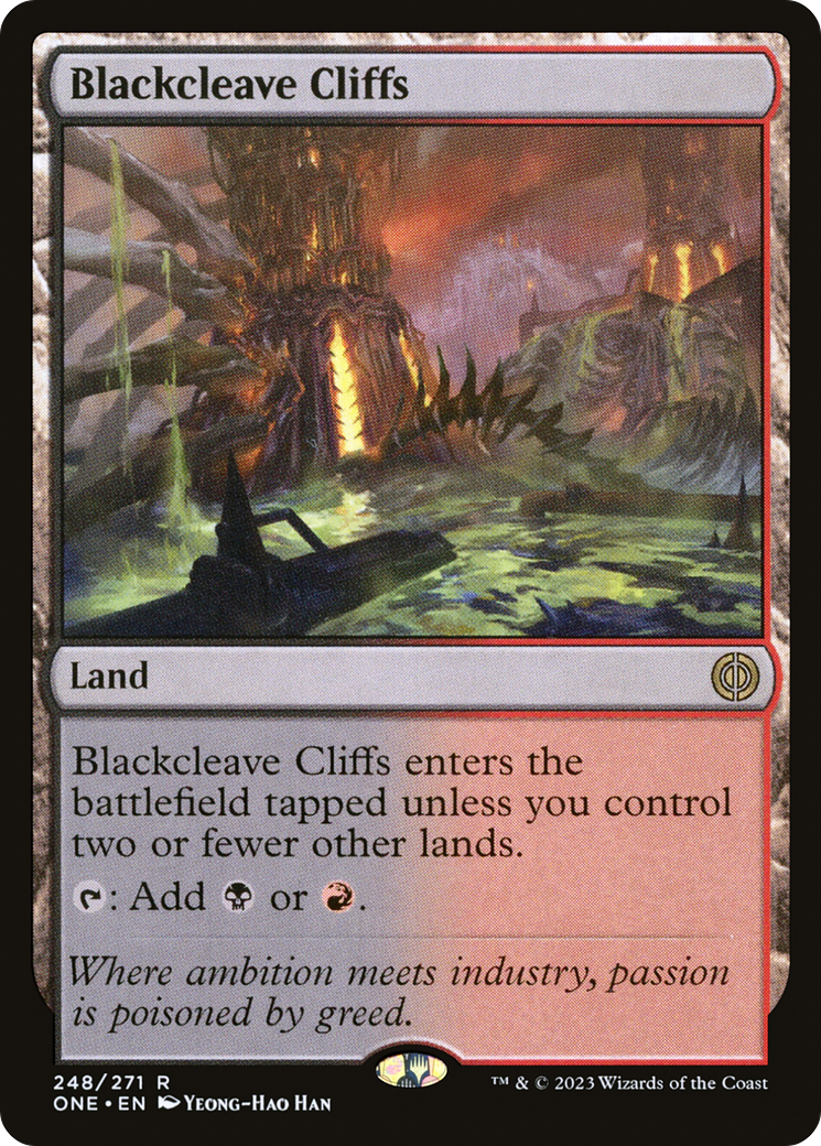 Blackcleave Cliffs (248) [Phyrexia: All Will Be One] - Deck Out Gaming