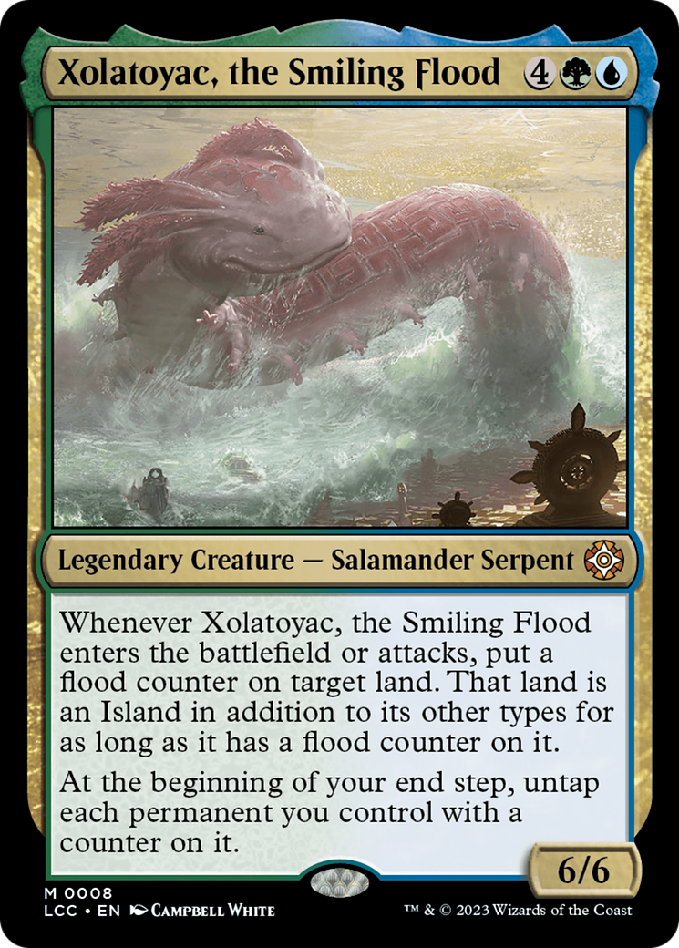 Xolatoyac, the Smiling Flood (8) [The Lost Caverns of Ixalan Commander] foil - Deck Out Gaming