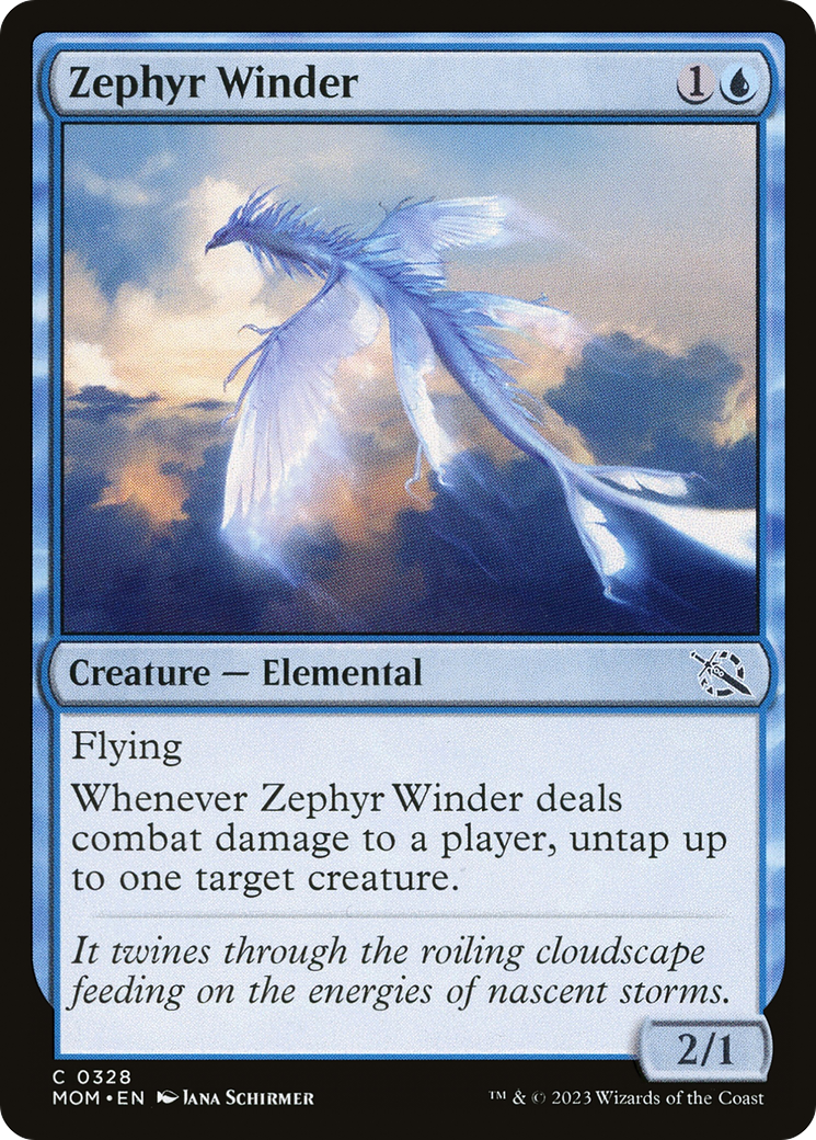 Zephyr Winder (328) [March of the Machine] foil - Deck Out Gaming