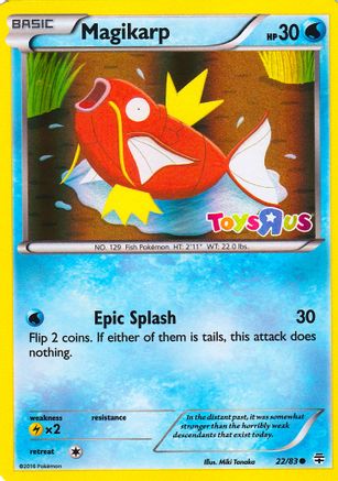 Magikarp - 22/83 (Toys R Us Promo) (22) [Miscellaneous Cards & Products] Holofoil - Deck Out Gaming