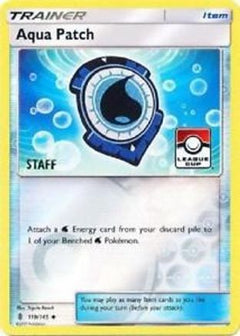 Aqua Patch - 119/145 (League Cup) [Staff] (119) [League & Championship Cards] Reverse Holofoil - Deck Out Gaming