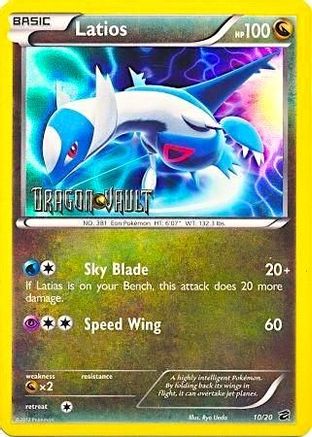 Latios - 10/20 (Dragon Vault) (10) [Blister Exclusives] Holofoil - Deck Out Gaming