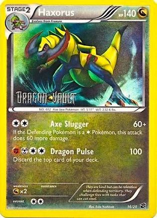 Haxorus - 16/20 (Dragon Vault) (16) [Blister Exclusives] Holofoil - Deck Out Gaming