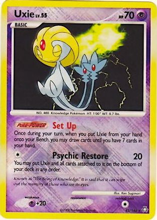 Uxie - 43/146 (League Promo) (43) [League & Championship Cards] Reverse Holofoil - Deck Out Gaming