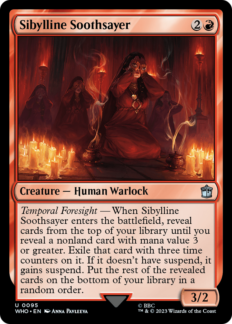 Sibylline Soothsayer (95) [Doctor Who] foil - Deck Out Gaming