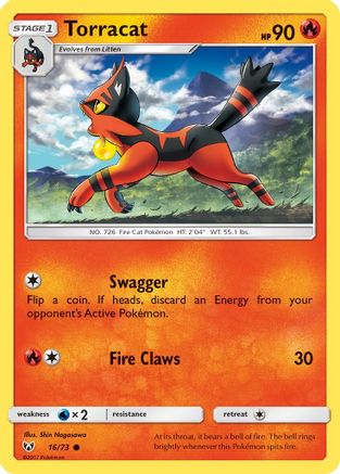 Torracat (16) [Shining Legends] Reverse Holofoil - Deck Out Gaming
