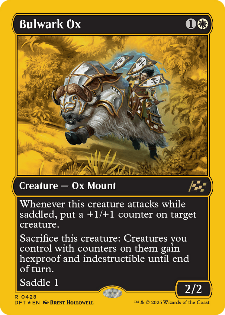 Bulwark Ox (First-Place Foil) (428) [Aetherdrift] foil - Deck Out Gaming