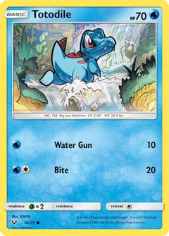 Totodile (18) [Shining Legends] Reverse Holofoil - Deck Out Gaming