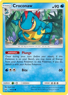 Croconaw (19) [Shining Legends] Reverse Holofoil - Deck Out Gaming