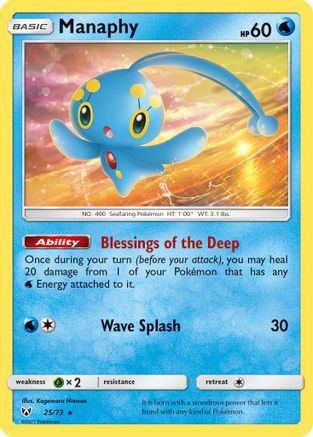 Manaphy (25) [Shining Legends] Holofoil - Deck Out Gaming
