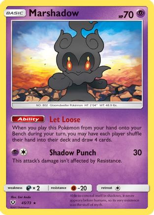 Marshadow (45) [Shining Legends] Holofoil - Deck Out Gaming