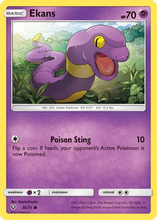 Ekans (36) [Shining Legends] - Deck Out Gaming