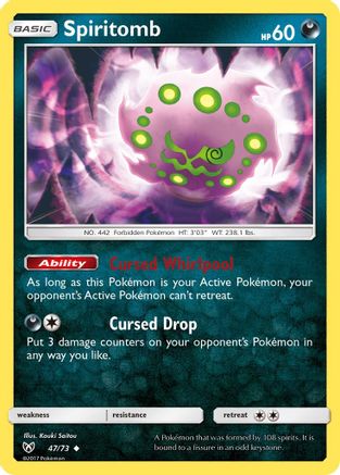 Spiritomb (47) [Shining Legends] Reverse Holofoil - Deck Out Gaming