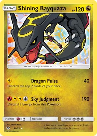 Shining Rayquaza (56) [Shining Legends] Holofoil - Deck Out Gaming