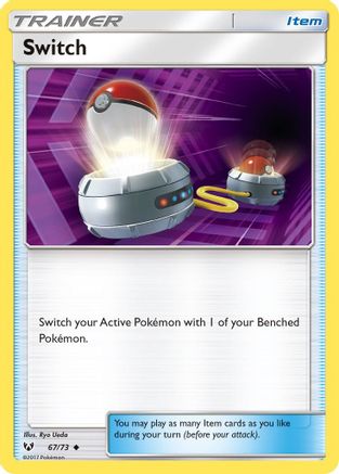 Switch (67) [Shining Legends] Reverse Holofoil - Deck Out Gaming