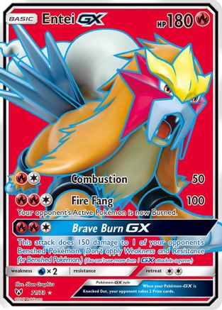 Entei GX (Full Art) (71) [Shining Legends] Holofoil - Deck Out Gaming