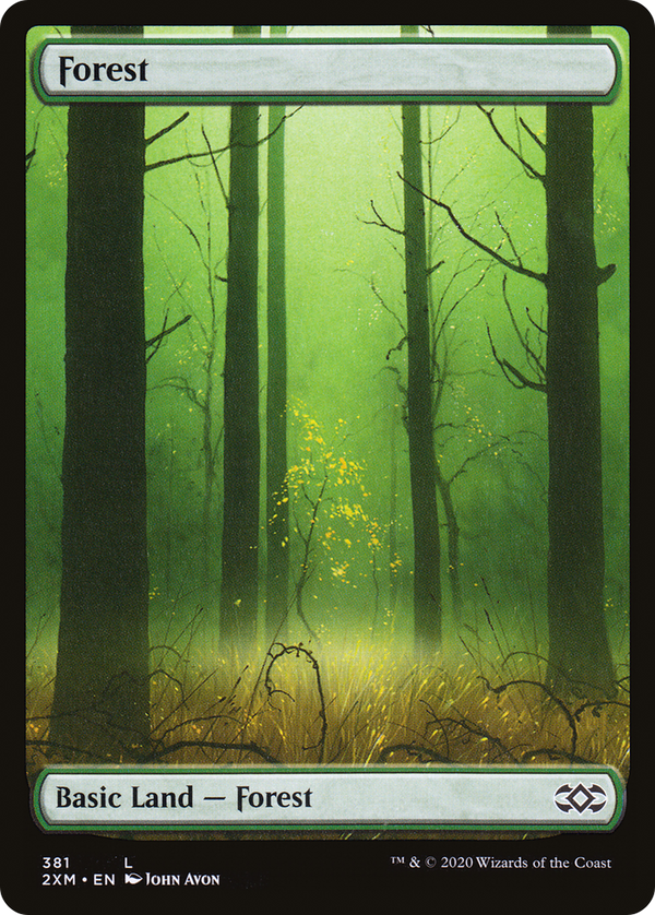 Forest (381) (381) [Double Masters] foil - Deck Out Gaming
