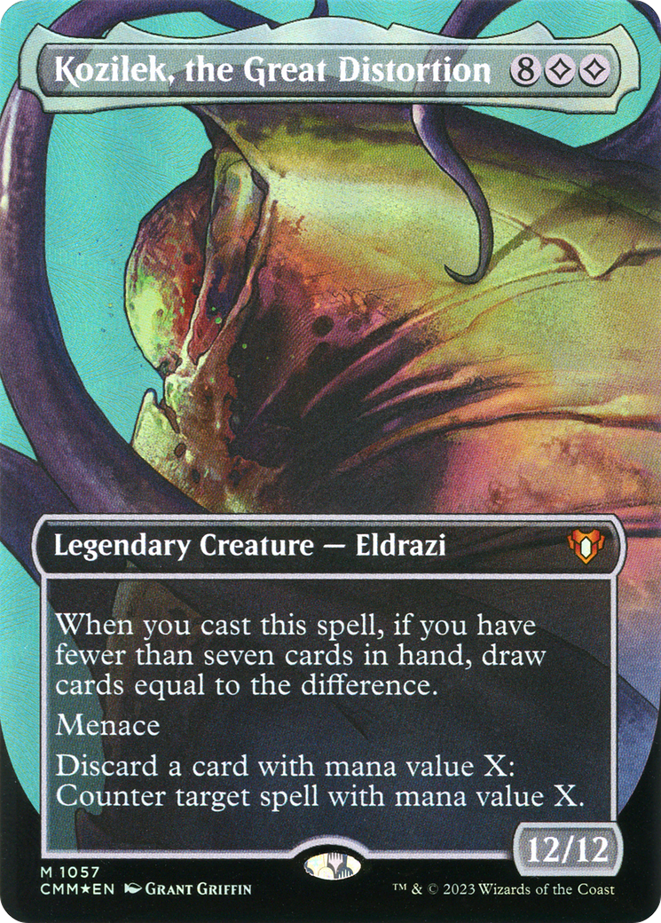 Kozilek, the Great Distortion (Textured Foil) (1057) [Commander Masters] foil - Deck Out Gaming