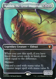 Kozilek, the Great Distortion (Textured Foil) (1057) [Commander Masters] foil - Deck Out Gaming