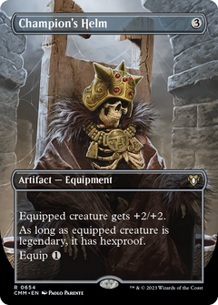 Champion's Helm (Borderless) (654) [Commander Masters] - Deck Out Gaming