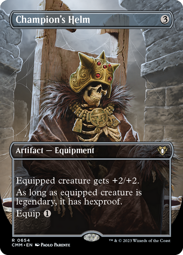Champion's Helm (Borderless) (654) [Commander Masters] - Deck Out Gaming
