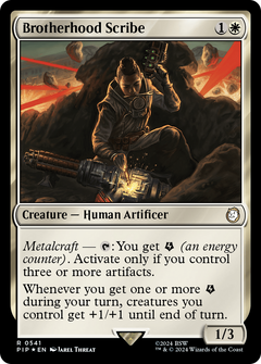 Brotherhood Scribe (Surge Foil) (541) [Fallout] foil - Deck Out Gaming