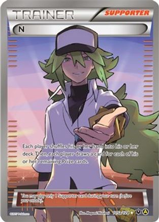 N (Supporter) - 105a/124 (105a) [Alternate Art Promos] Holofoil - Deck Out Gaming