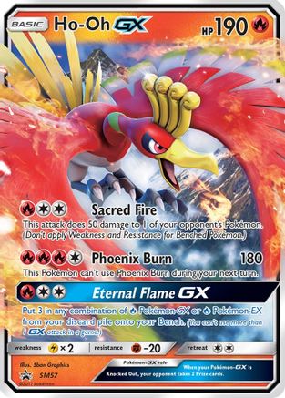 Ho-Oh GX - SM57 (SM57) [SM Promos] Holofoil - Deck Out Gaming