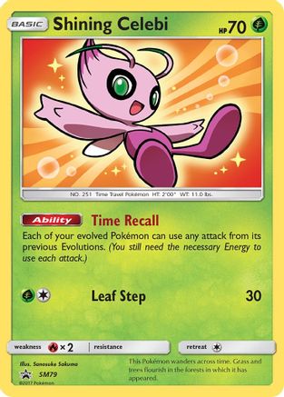 Shining Celebi - SM79 (SM79) [SM Promos] Holofoil - Deck Out Gaming