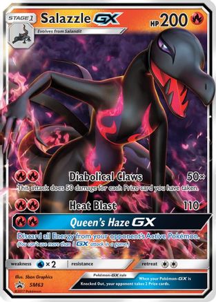 Salazzle GX - SM63 (SM63) [SM Promos] Holofoil - Deck Out Gaming