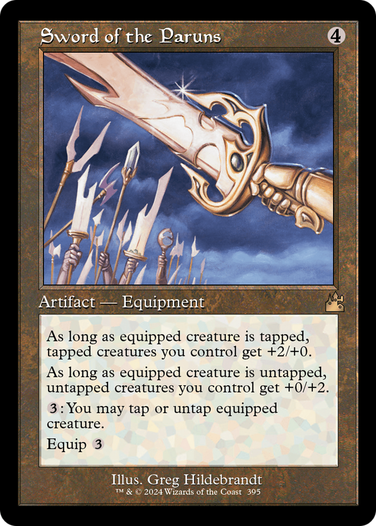 Sword of the Paruns (Retro Frame) (395) [Ravnica Remastered] - Deck Out Gaming