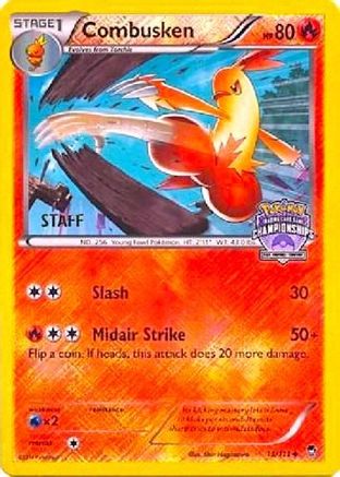 Combusken - 13/111 (Arena Cup Championships) [Staff] (13) [League & Championship Cards] Reverse Holofoil - Deck Out Gaming