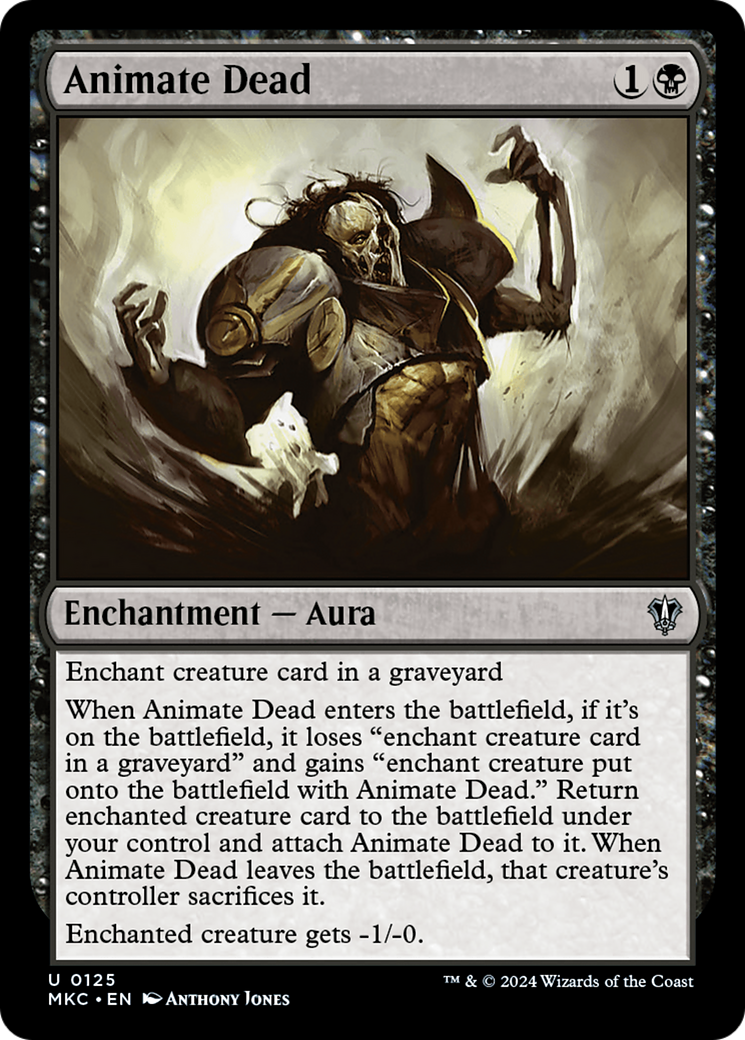 Animate Dead (125) [Murders at Karlov Manor Commander] - Deck Out Gaming