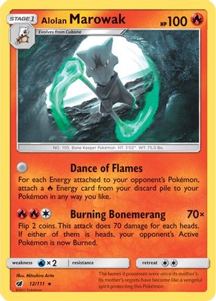 Alolan Marowak (12) [SM - Crimson Invasion] Holofoil - Deck Out Gaming