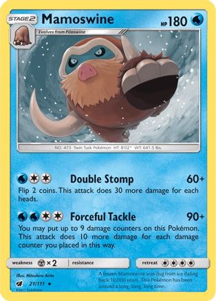 Mamoswine (21) [SM - Crimson Invasion] Reverse Holofoil - Deck Out Gaming