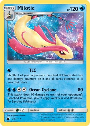 Milotic (27) [SM - Crimson Invasion] Reverse Holofoil - Deck Out Gaming