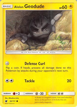 Alolan Geodude (32) [SM - Crimson Invasion] Reverse Holofoil - Deck Out Gaming