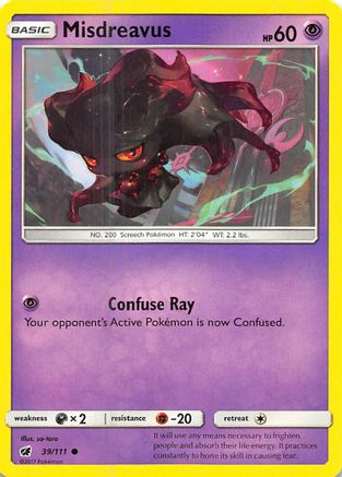 Misdreavus (39) [SM - Crimson Invasion] Reverse Holofoil - Deck Out Gaming