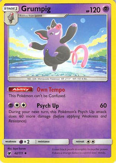 Grumpig (42) [SM - Crimson Invasion] Reverse Holofoil - Deck Out Gaming