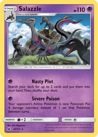 Salazzle (47) [SM - Crimson Invasion] Reverse Holofoil - Deck Out Gaming