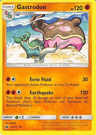 Gastrodon (54) [SM - Crimson Invasion] Reverse Holofoil - Deck Out Gaming