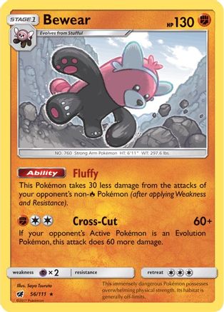 Bewear (56) [SM - Crimson Invasion] Reverse Holofoil - Deck Out Gaming