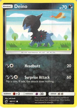 Deino (60) [SM - Crimson Invasion] Reverse Holofoil - Deck Out Gaming