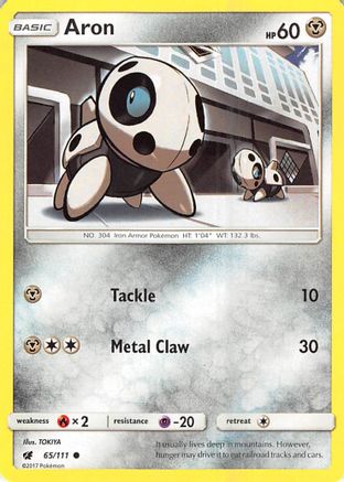 Aron (65) [SM - Crimson Invasion] - Deck Out Gaming