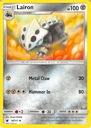 Lairon (66) [SM - Crimson Invasion] Reverse Holofoil - Deck Out Gaming