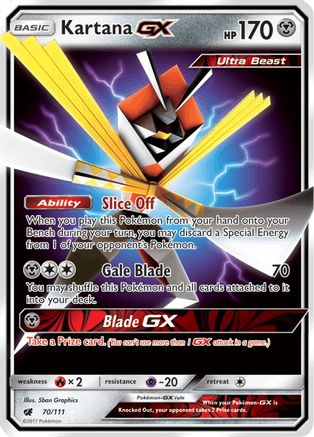 Kartana GX (70) [SM - Crimson Invasion] Holofoil - Deck Out Gaming