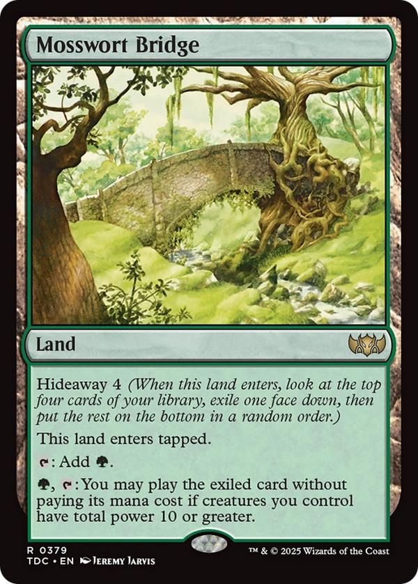 Mosswort Bridge (379) [Commander: Tarkir: Dragonstorm] - Deck Out Gaming
